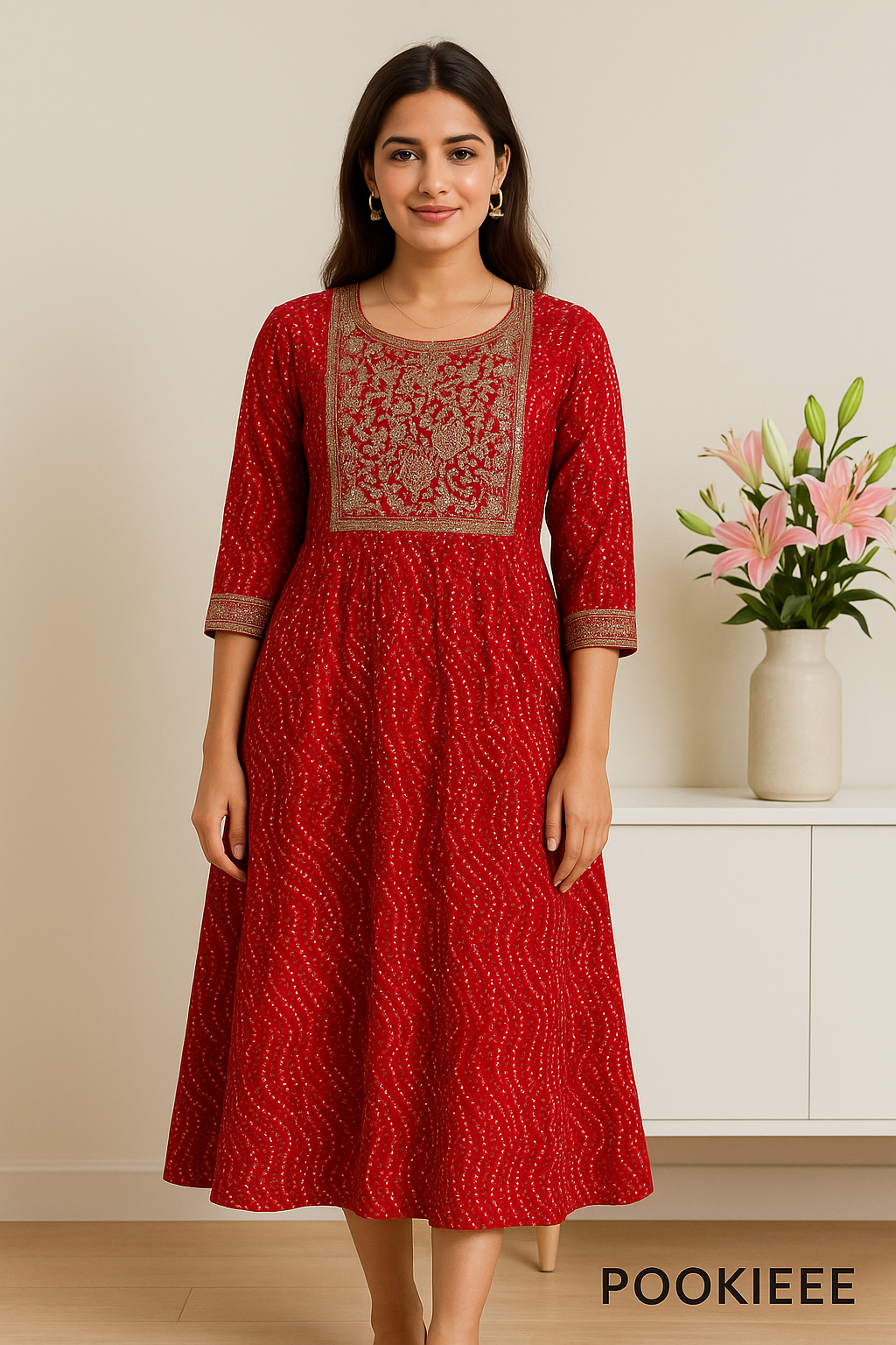 Elegant Cotton Printed Kurti for Everyday Comfort